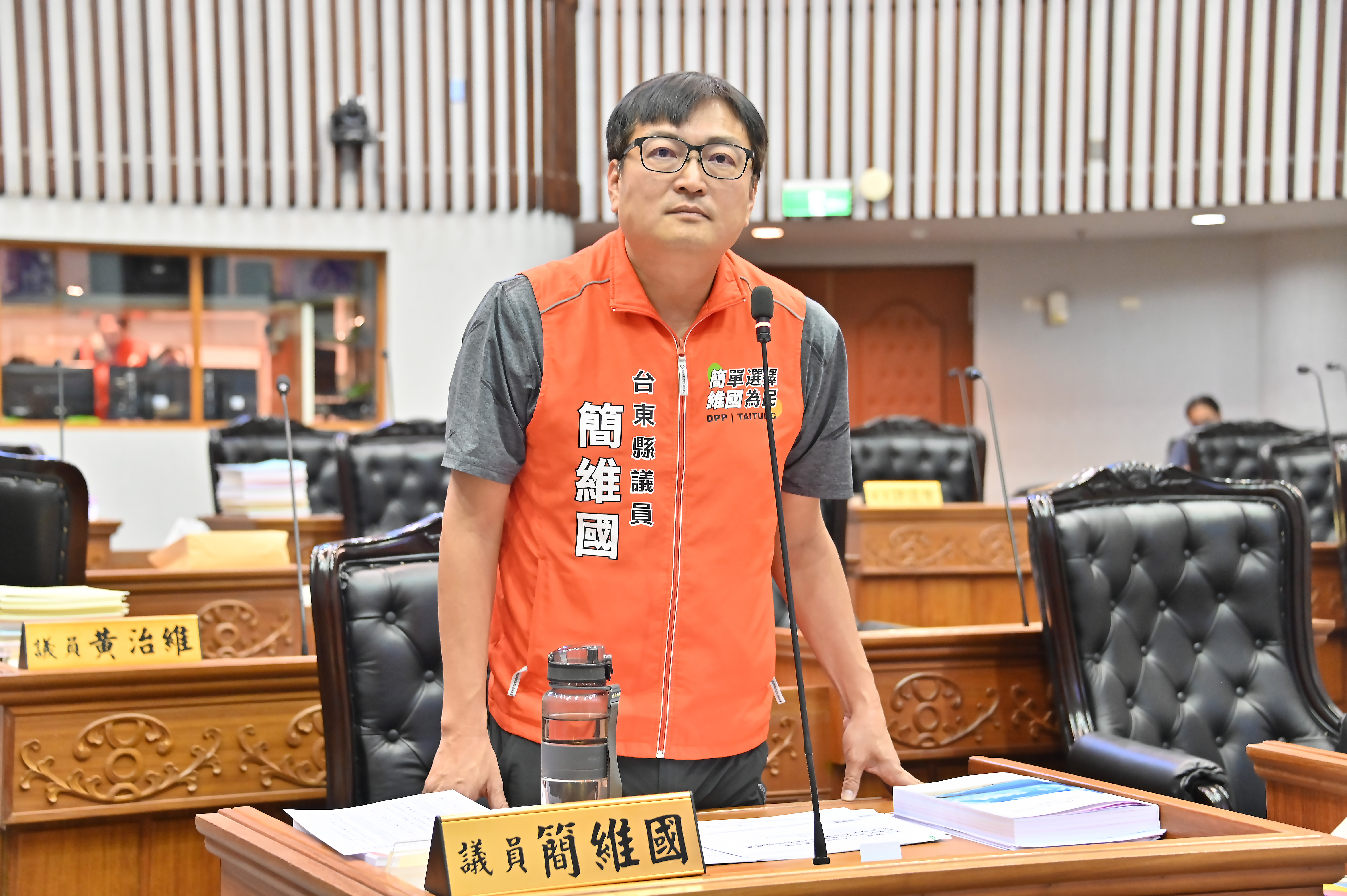 面對進入超高齡社會,簡維國議員建議設置老人局