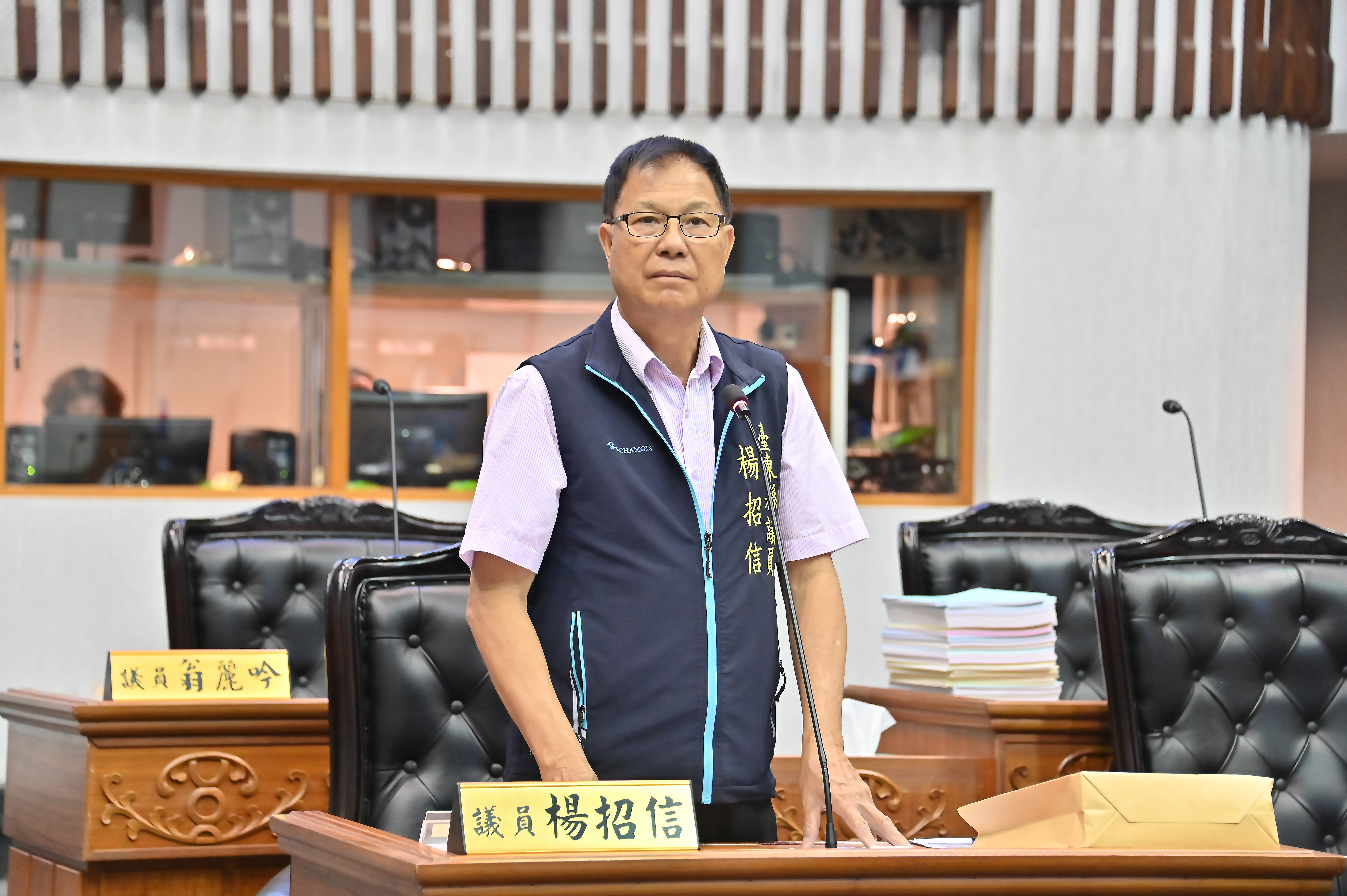 爭取保存台9初鹿市區兩側店家，楊招信議員建議採用22.7米路寬標準