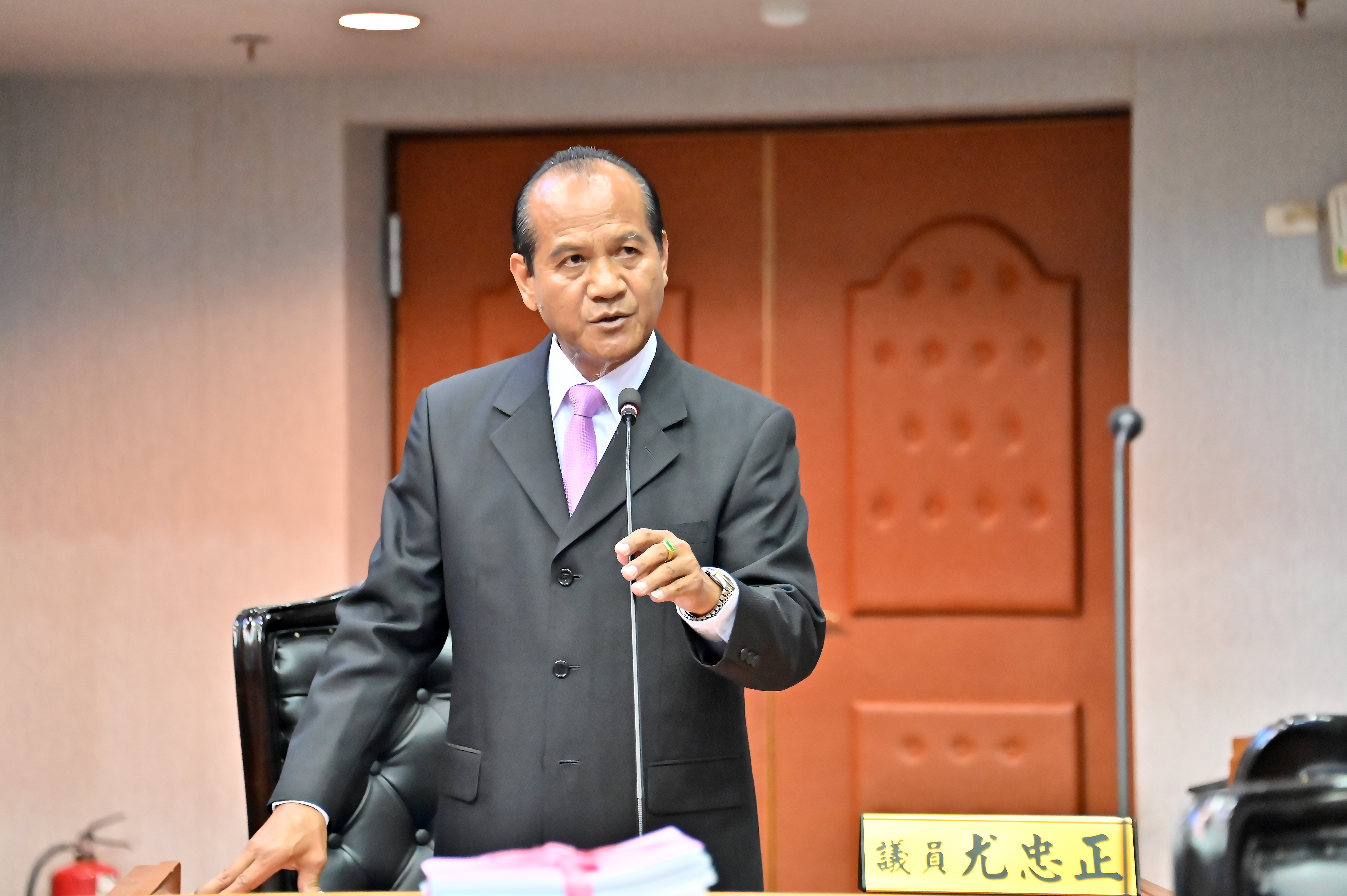 開放平地原保地，尤忠正議員希望能透過修法解決