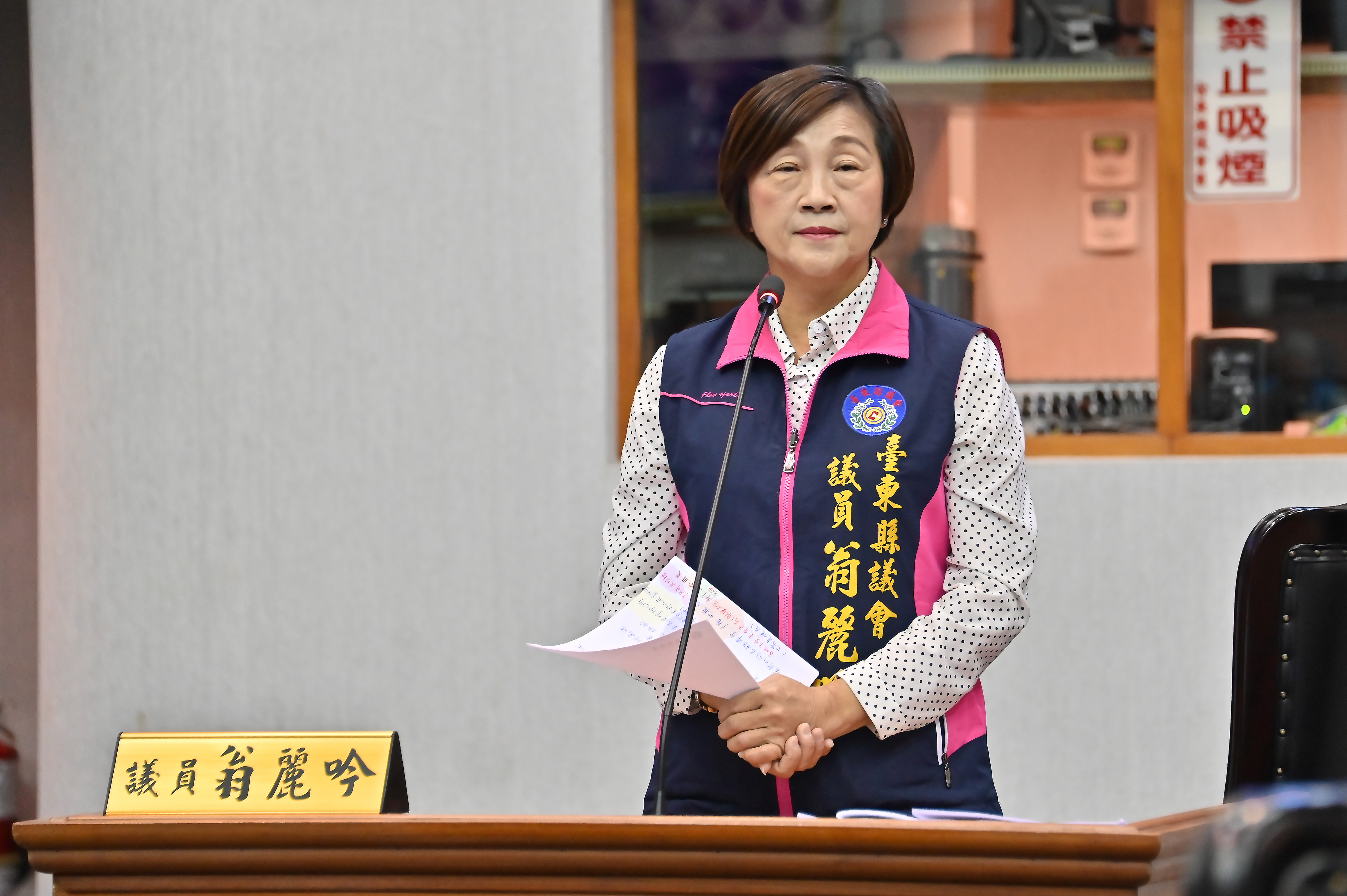 南迴裝置藝術藍白拖等藝術品不見了，翁麗吟議員建議應持續辦理