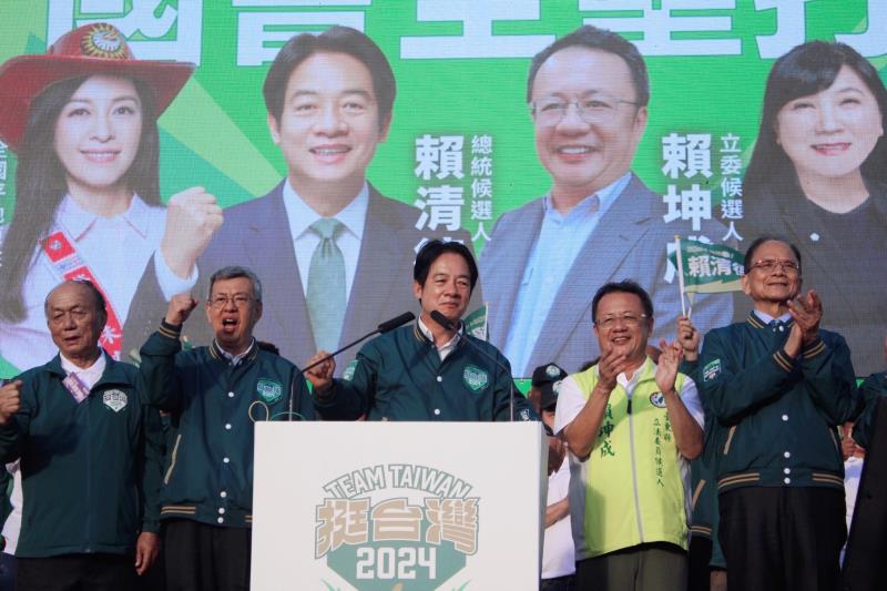 選戰倒數不到50天趕場拼! 賴清德「台東競選總部成立大會」現場爆滿五千民眾相挺「雙賴」