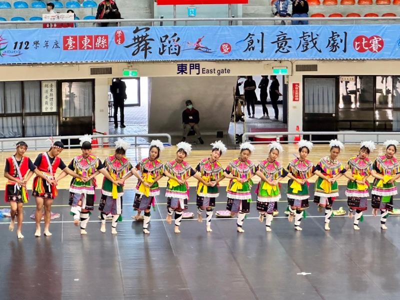 臺東縣112學年度學生舞蹈暨創意戲劇比賽初賽落幕 各類組第1獲全國賽代表權