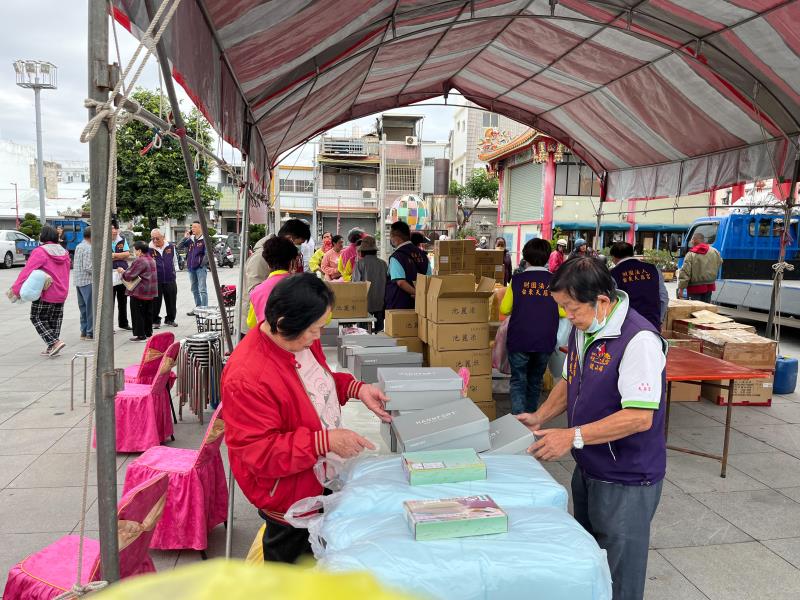 台東天后宮舉辦歲末濟助活動 為弱勢家庭寒冬送暖