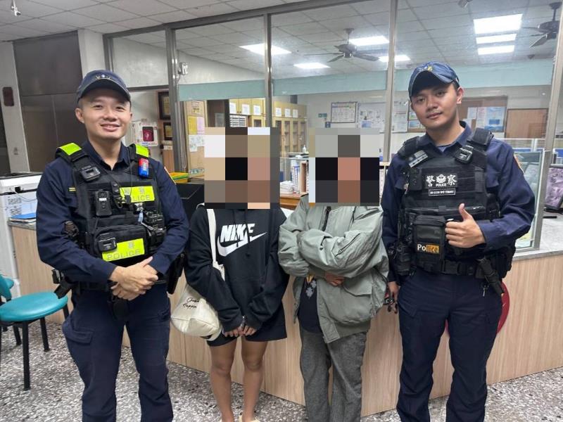 外出未告知花蓮家人! 大武暖警尋獲失蹤少女 悉心照護助返家