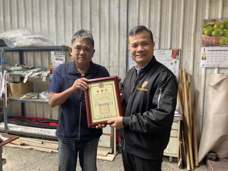 臺東縣榮服處連結退伍軍人社團助遺眷處理善後