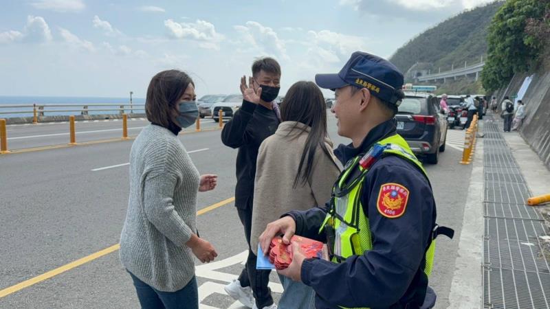 大武警方發送「行車指南」