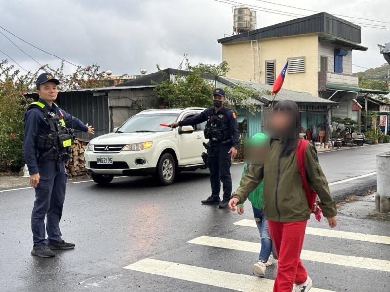 迎接開學日 大武警啟動「護童交安專案」勤務