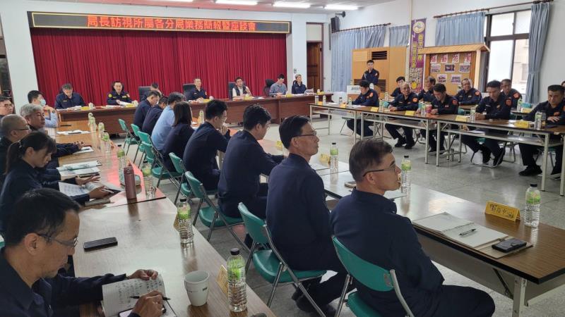 臺東縣警局長梁東山至關山警分局訪視 慰勉同仁「身在公門好修行」造福鄉里