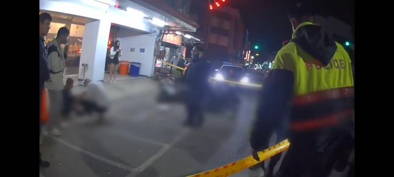中華路半夜互嗆率眾滋事「汽車撞擊店家」2人傷 快打部隊徹夜拘提逮捕5名犯嫌