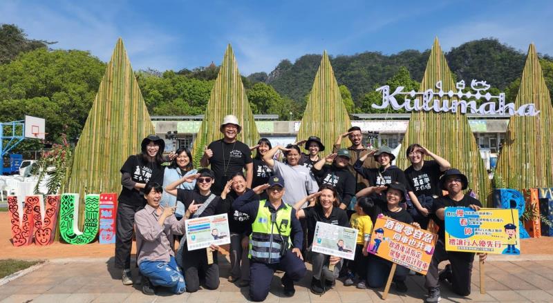 南橫霧鹿國小「kulumaha音樂祭」    警方力邀王宏恩擔任防詐大使宣導防詐