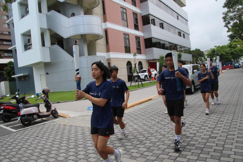 臺東縣政府為今年全中運「傳遞聖火」選手打氣 允諾全力支持