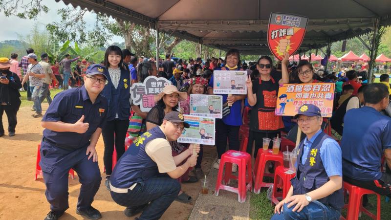 關山分局「識詐交安宣講團」延平鄉射耳祭全力開講