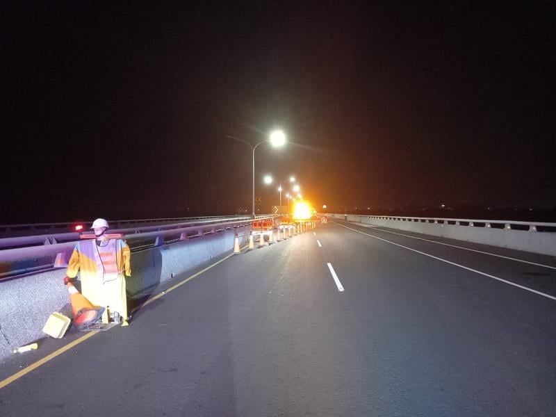 臺東市中華大橋凌晨發生死亡車禍