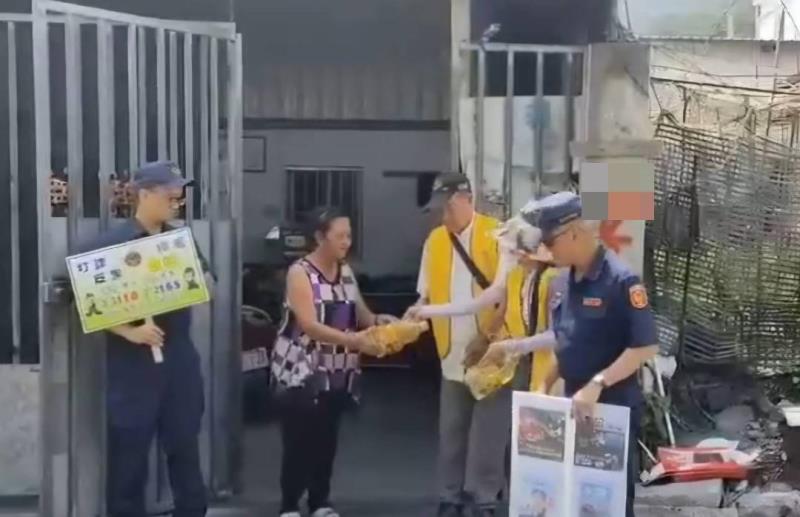 愛家愛鄉送暖弱勢 大武警結合宮廟宣導防詐、交安