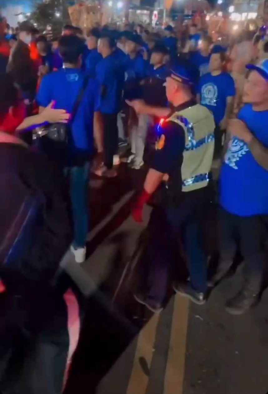 關山遶境活動發生小插曲　快打部隊迅速排除陣頭口角