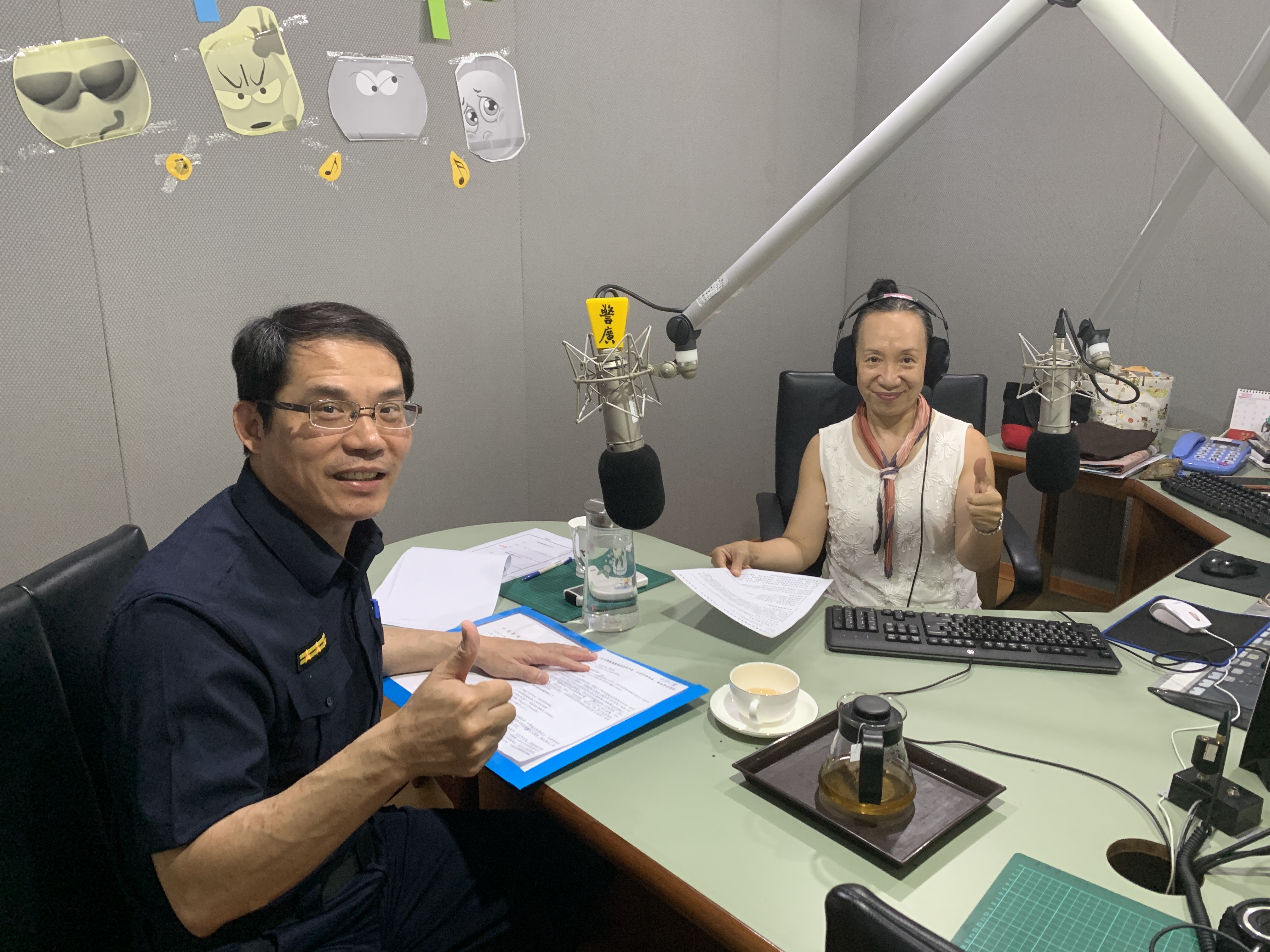 台東警分局副分局長分享識詐、交安心法