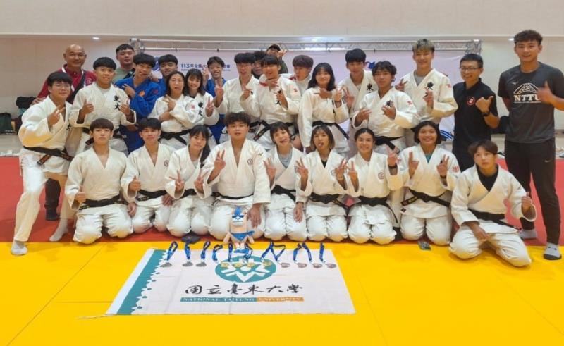 臺東大學全大運奪下5金6銀11銅