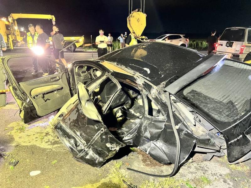 「高速撞變電箱」2死案! 東警: 持續重點違規取締 