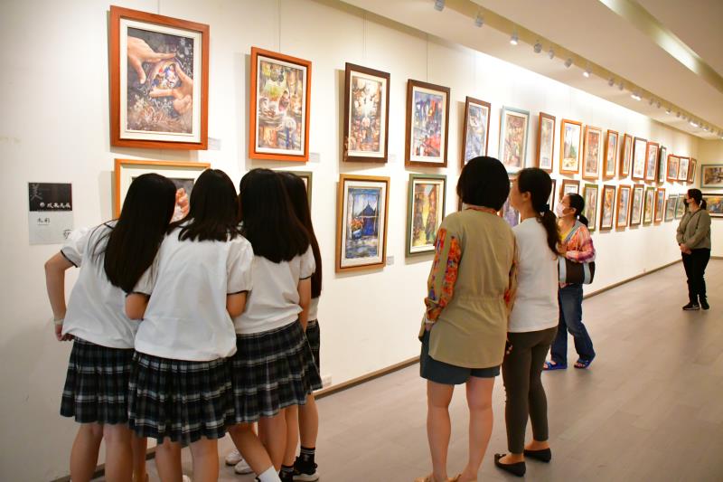 新生國中美術班成果美展-「藝癒」 文化處藝文中心盛大展出 