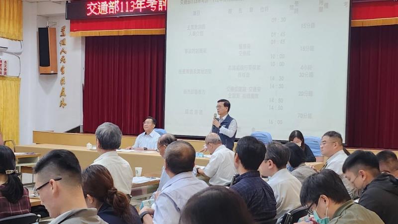 交通部視導臺東縣警局交通安全工作成果 加強守護居民安全