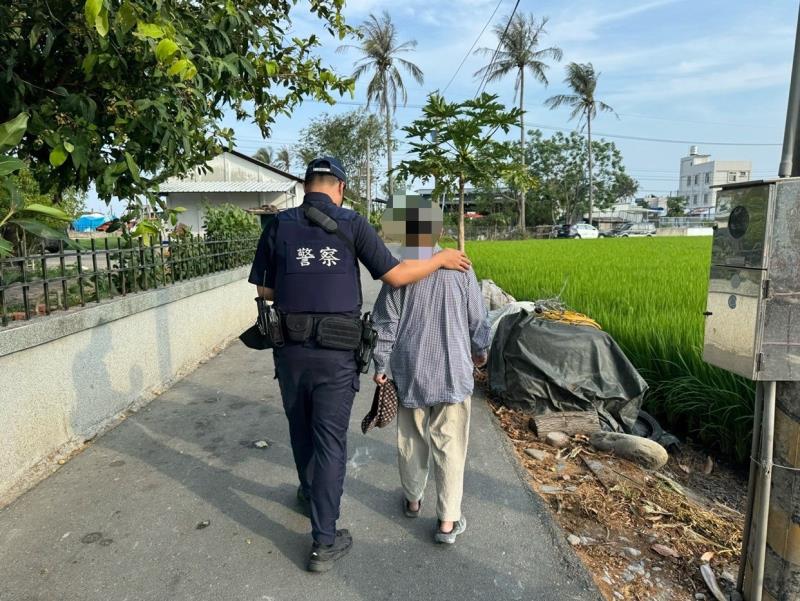 9旬老嫗到市區探望孫子迷路 馬蘭警熱心查訪助團聚