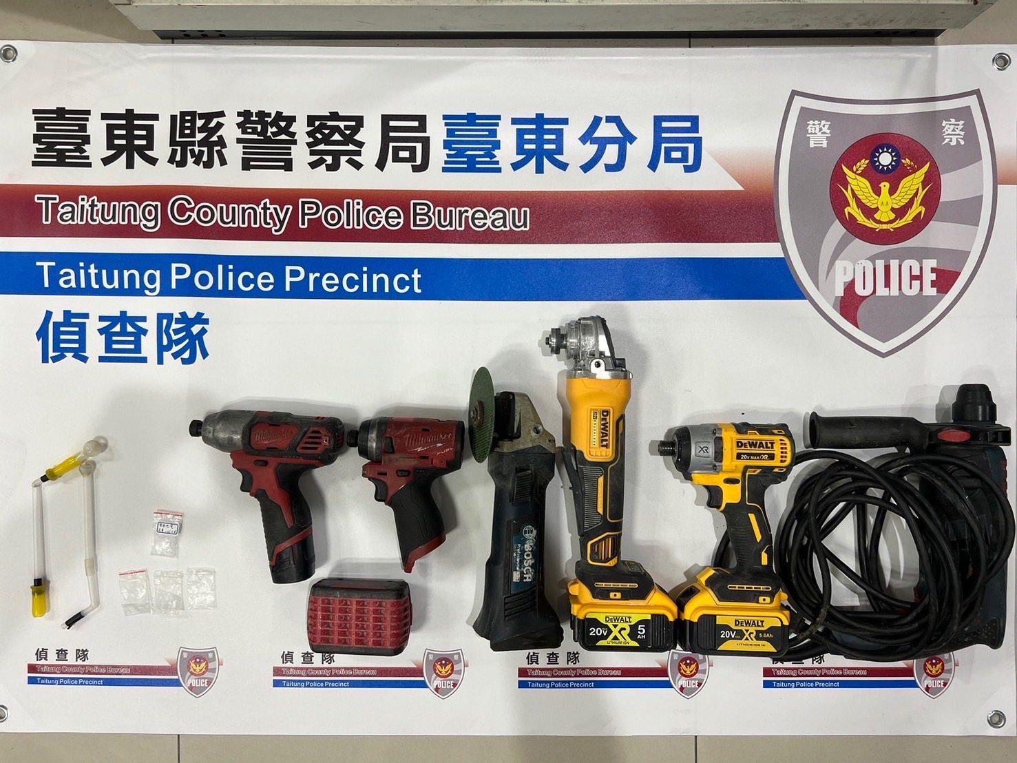 比對上百監視器　破獲工地連續竊盜　