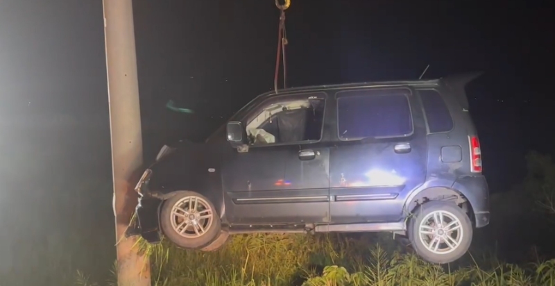 台11線車禍！轎車撞護欄翻落邊坡 駕駛不幸身亡