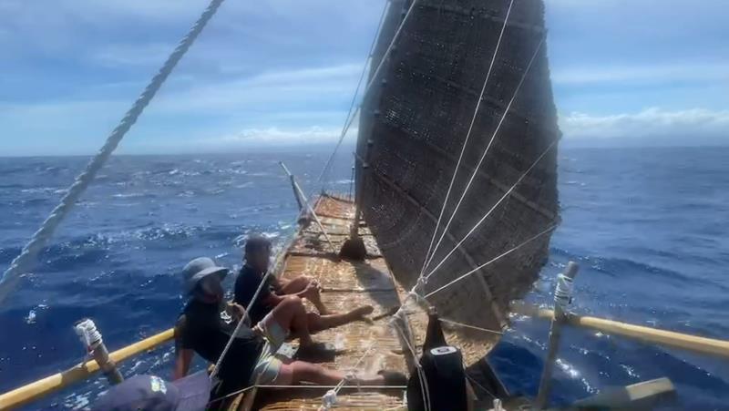 阿美族Torik-Sanayasay「竹筏帆船」挑戰黑潮 往返Sanayasay(綠島)