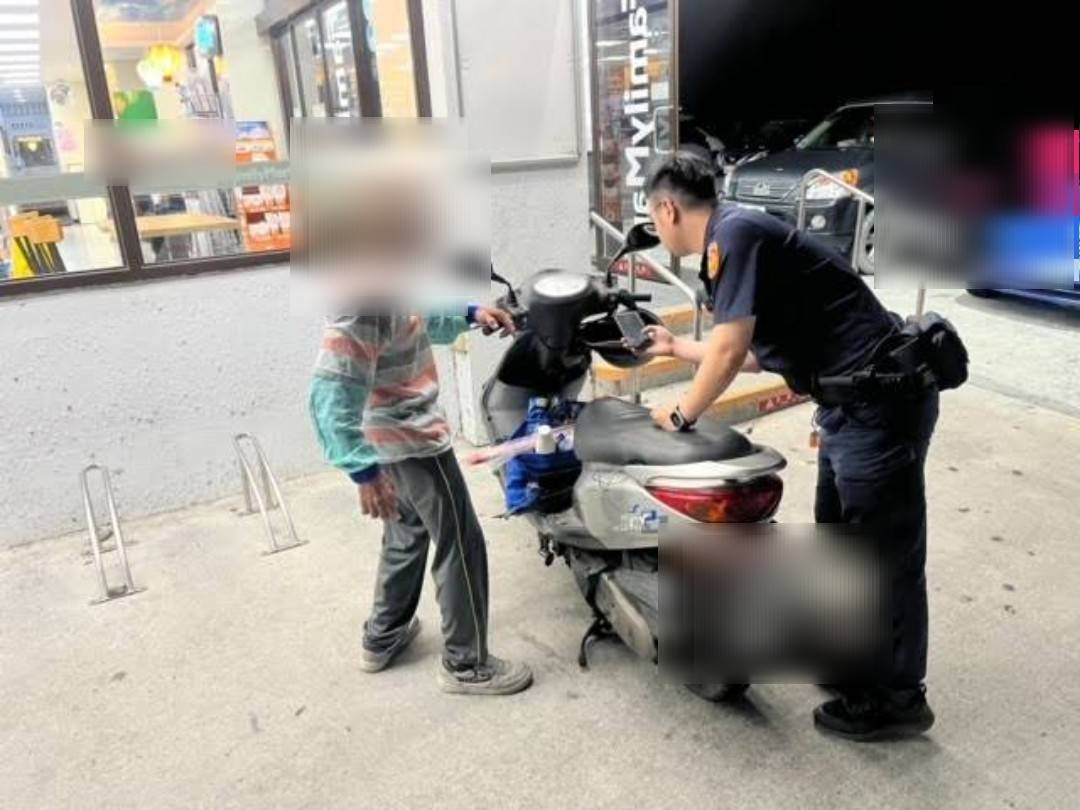 機車環島至太麻里故障，暖警協助排除故障脫困