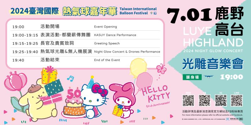 2024 臺灣國際熱氣球嘉年華!7/1熱氣球光雕feat.無人機 搶先亮相