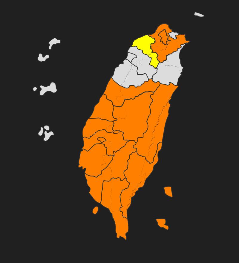 花東今日氣溫較炎熱「橙色」燈號 應注意慎防熱傷害