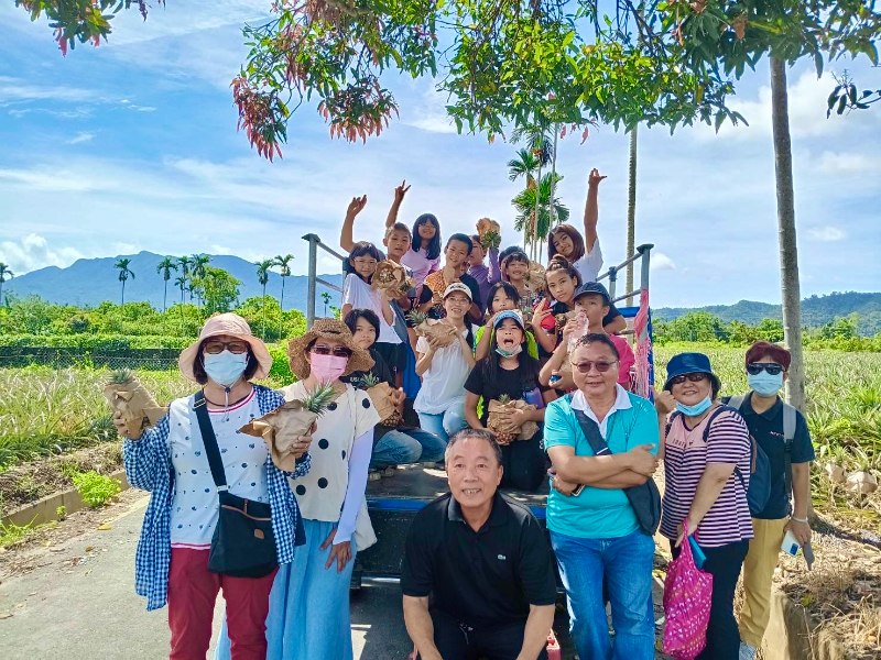 紅葉谷綠能溫泉園區力挺延平金鑽鳳梨，助推地方農產