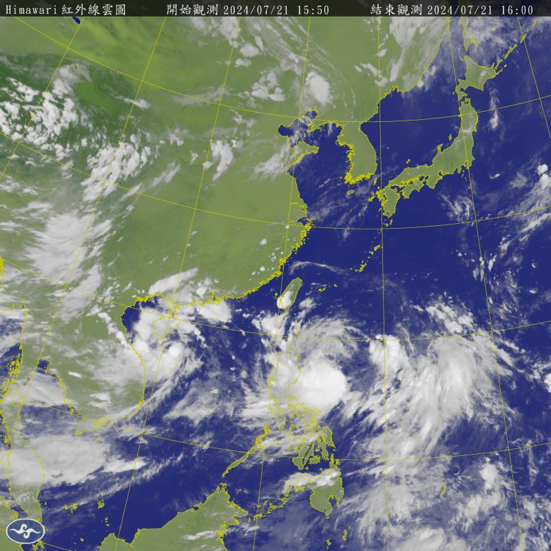 南海低壓生成輕颱巴比侖! 對台無影響 凱米北上恐增強成中颱 路徑變數仍大