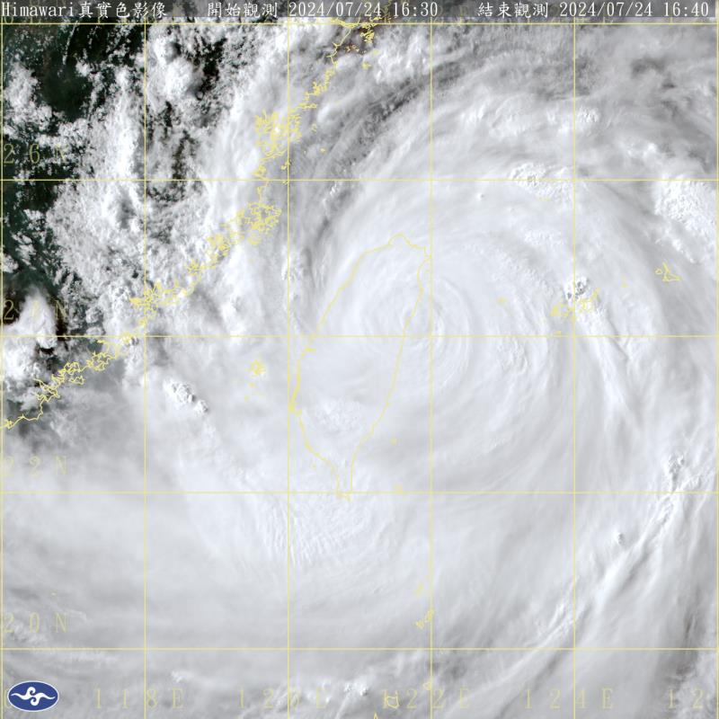 強颱凱米出現「雙眼牆」! 北花蓮嚴防15級陣風 