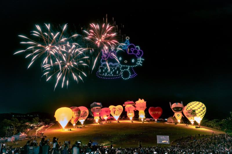 3場大型活動接力登場! 熱氣球光雕音樂會8/1-8/2鹿野高台展演 台東最美星空音樂會8/3卑南舉行