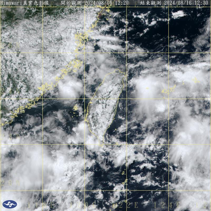 大雨特報! 東部有局部大雨發生機率