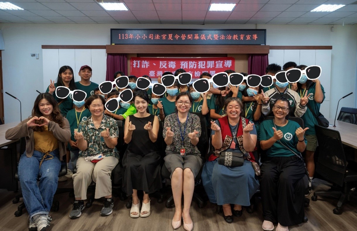 地檢署統籌辦理夏令營，嘉惠南廻師生體驗司法
