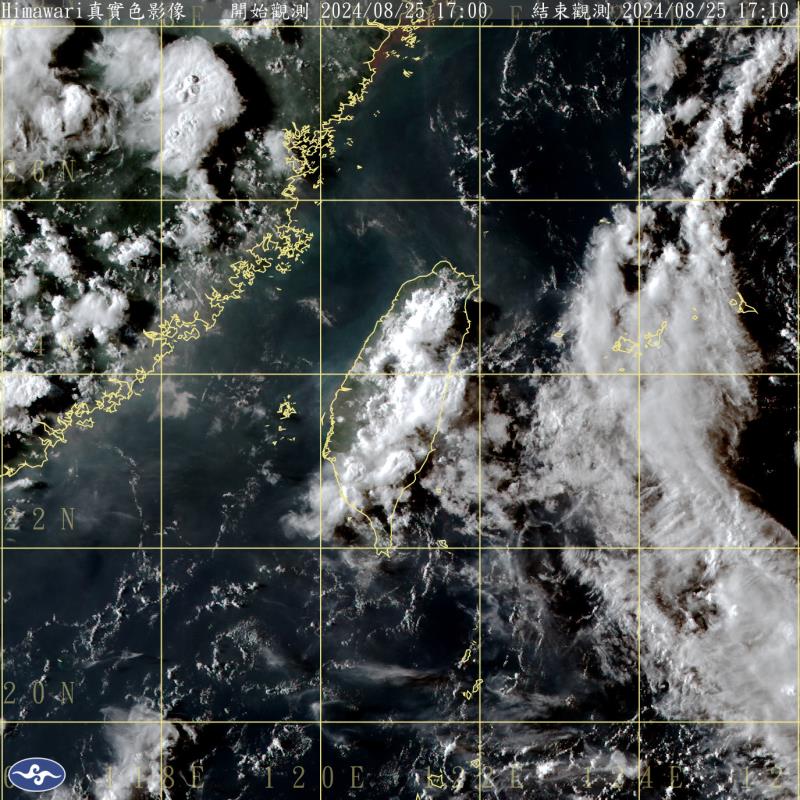 大雨特報! 東半部、各地山區 有局部大雨發生機率