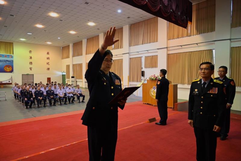 海巡署東部分署新任分署長上任