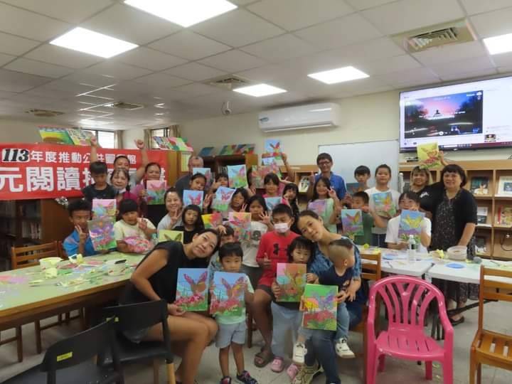 延平鄉立圖書館辦理暑期藝文 媒合中華誠信慈善協會「緣」滿豐收