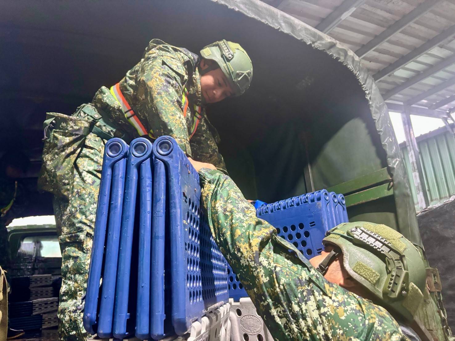 東指部協助金峰鄉公所預防性撤離任務