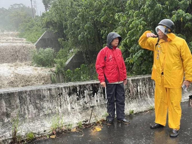 颱風山陀兒雨勢驚人 台東建和社區預防性撤離