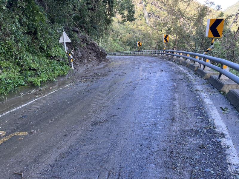 海端鄉「台20線向陽至初來」5處災情道路 今(2)日中午12時恢復通行