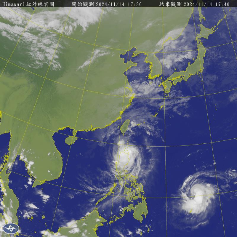 「天兔」的陸上颱風警報發布了
