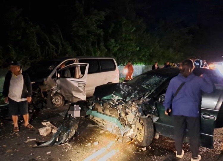 台11線夜間「3車連環撞」7人受傷送醫