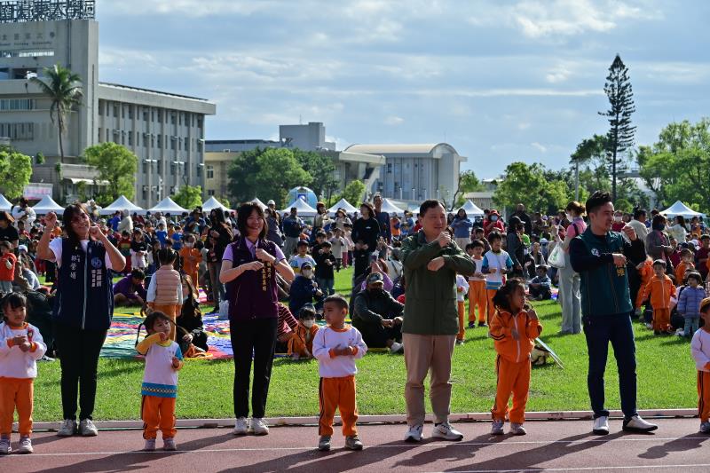 台東「幼兒園親子運動會」昨登場