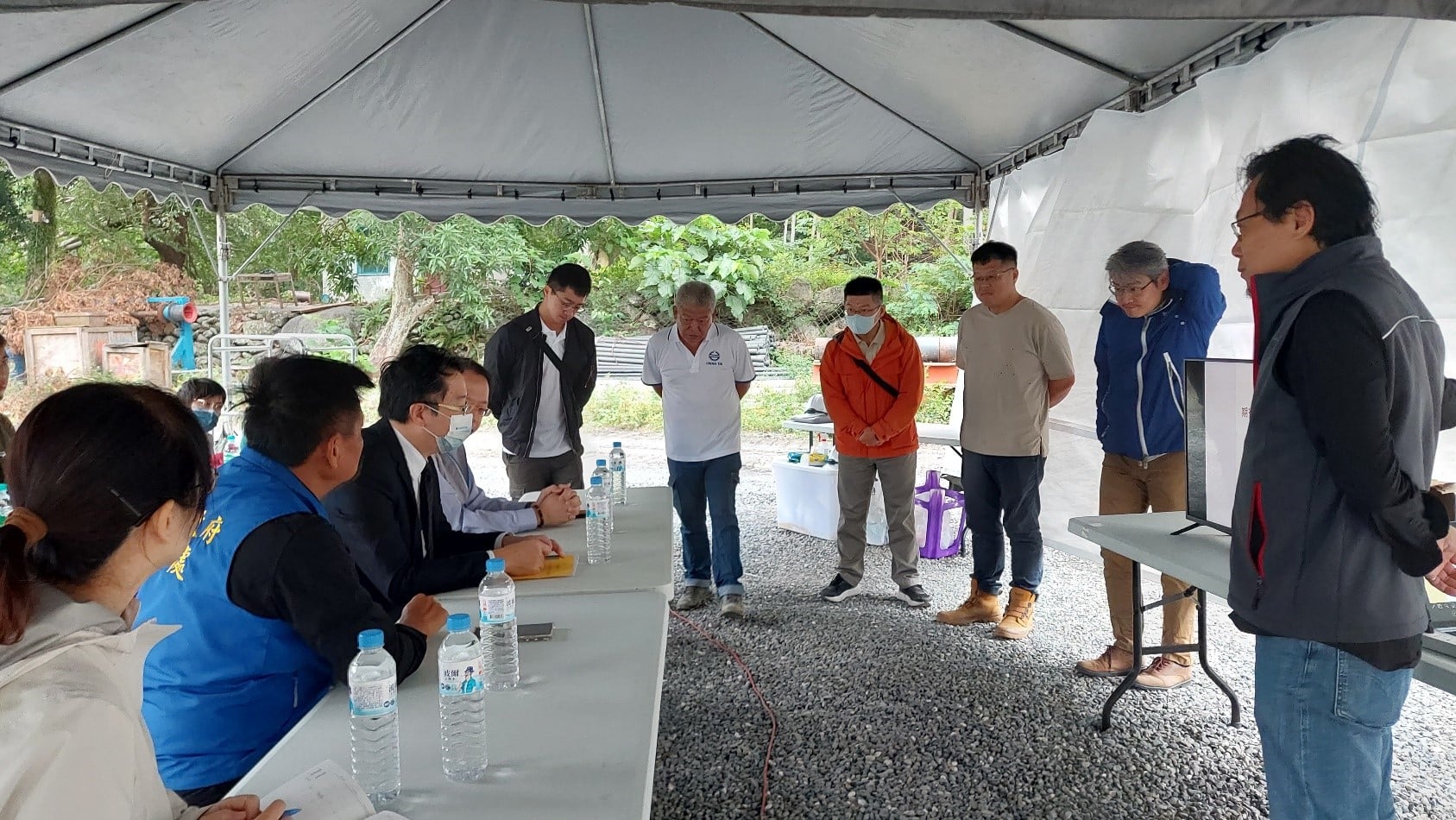 展現政府徹底打擊妨害綠能發展犯罪，地檢署等機關訪視維護綠能產業健全