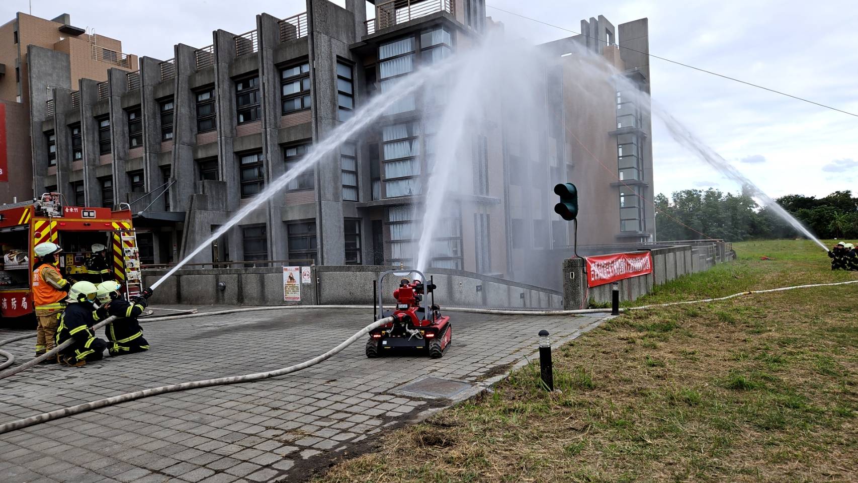 114年春節前加強火災演練，王志輝呼籲用火用電安全