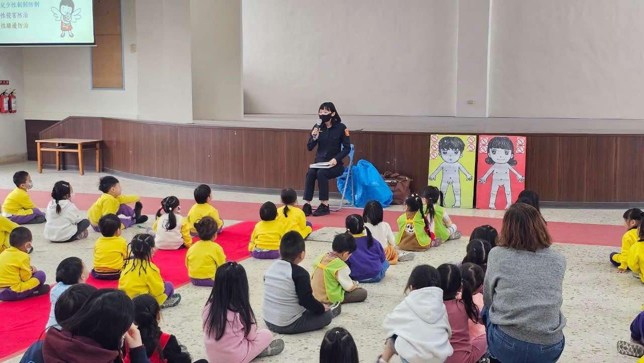 婦幼隊至市幼宣導,提升幼童自我保護