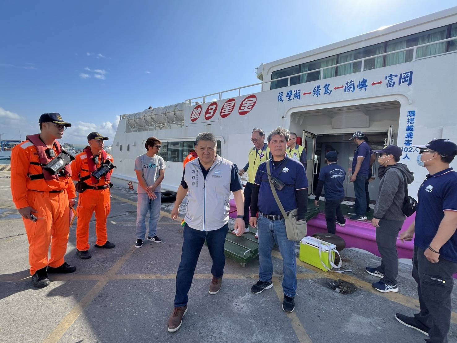 蘭嶼春節返鄉專船昨天啟動，縣府服務鄉親返家過年